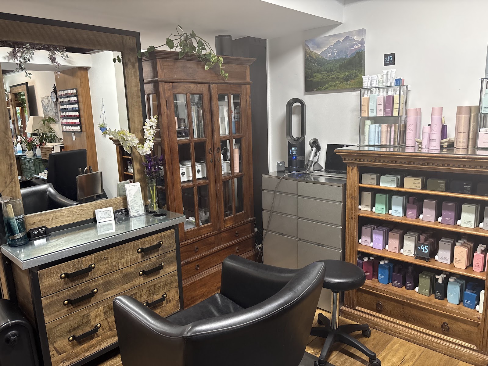 Ajax Salon & Spa nail work in Aspen, Colorado